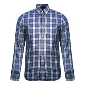 Camisa de manga larga negra de Fred Perry