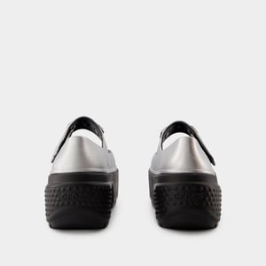 Bailarinas Stomp Mary Jane - Crocs - Sintético - Plata