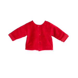 Chaqueta tundosada con cierre botones 1580JW16 bebé