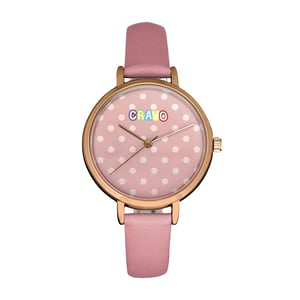 Reloj con correa de puntos Crayo