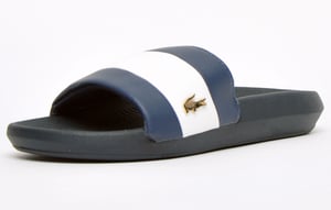 Lacoste Croco Slide 120 3 Sliders de la Marina de las Mujeres
