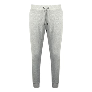 Pantalones de sudadera grises con logo impreso Cavalli Class