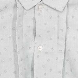 Camisa manga larga y cuello de solapa 1025W16 niña