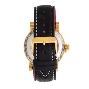 Reloj de buceo para hombre con correa de cuero Shield Berge