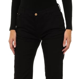 Pantalones largos de tejido elástico 6Y5J85-5DXIZ mujer