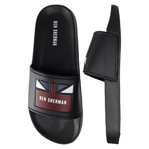 Deslizadores Ben Sherman Union para hombre en negro
