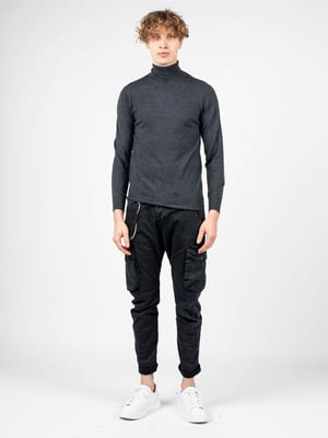 Xagon Man Suéter Turtleneck del hombre Gris