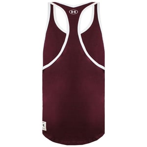 Under Armour X Project Rock Outlaw Mana Mens Borgoña Tiga de tanques Borgoña