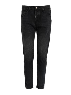 Takeshy Kurosawa Vaqueros Slim Cropped del hombre negro