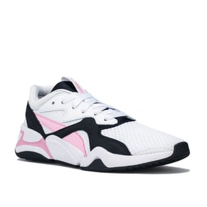 Puma Nova 90's Block Womens White White Entrenadores