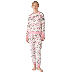 Pijama invierno manga larga terciopelo JJB4 mujer