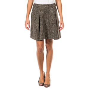 Falda en Forma de A con cremallera lateral 70DGC0263 mujer