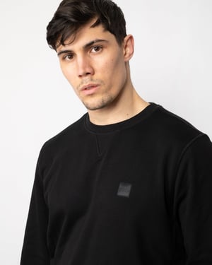 BOSS Orange Sudadera de Cuello Redondo para Hombre Westart con Parche de Logotipo NOS