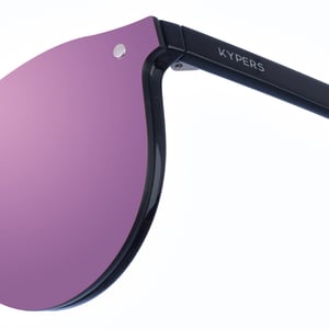 Gafas de sol de nylon con forma ovalada Geri unisex
