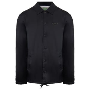 Supra x Heidi Klum Cochs Botón de manga larga Botón Up Black Mens Jacket 101900 008