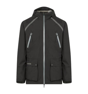 Belstaff chaqueta negra con ventilacion
