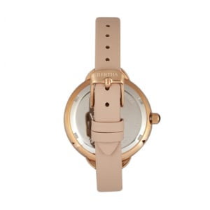 Reloj Bertha Madison con esfera Sunray y correa de cuero
