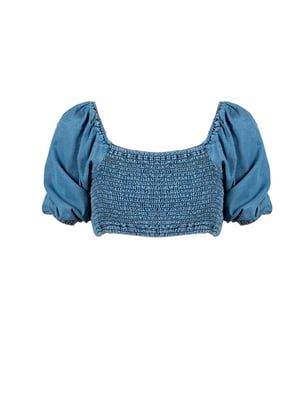 Patrizia Pepe Top de mujer azul