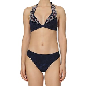 Conjunto Bikini con aros y volantes CF87-701022-842 mujer