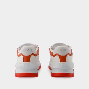 Odissea Sneakers - Versace - Piel - Blanco