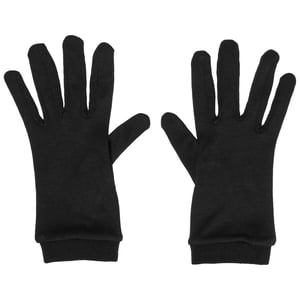 Guantes de Seda Unisex Trekmates, Negros