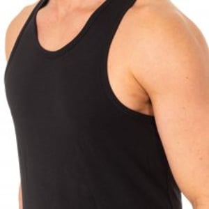 Camiseta de tirante ancho y cuello redondo para hombre A0DGN, Camiseta sin mangas, Camiseta de tirantes, Camiseta de hombre