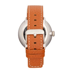 Simplifique el reloj 7100 con correa de cuero y fecha