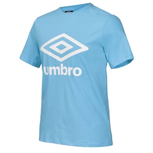 Umbro logo grande para hombre camiseta azul cielo