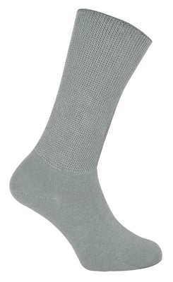 Calcetines de bambú extra anchos para edemas | Dr.Socks | Hombres y mujeres | Calcetines para pies hinchados tobillos piernas y diabéticos - Gris