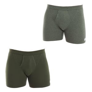 Pack de 2 bóxers Ocean de algodón orgánico hombre A0AFT