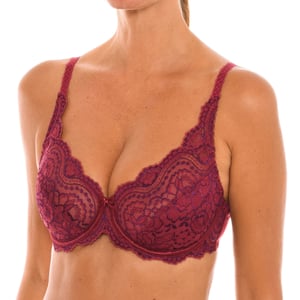 Sujetador con aros y sin relleno de encaje 05832 mujer para un soporte natural del busto