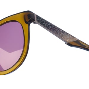 Gafas de sol de metal con forma ovalada SK0126S mujer