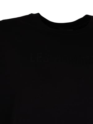 Les Hommes T-Shirt LH Logo del hombre negro