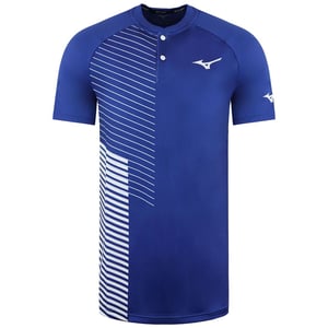 Top estampado Mizuno azul para mujer