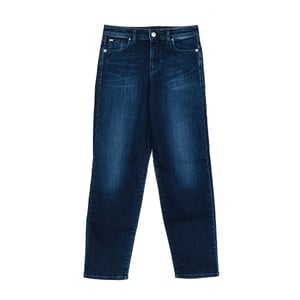 Pantalones largos tejanos efecto gastado 6Y5J90-5D25Z mujer