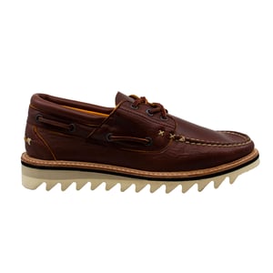 Timberland Selbyville 3 Eye Brown Leather Lace Up Boath Boats A1jel