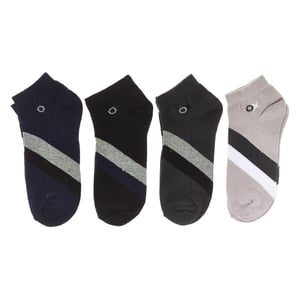 Pack de 4 Calcetines tobilleros hombre, calcetines cortos hombre