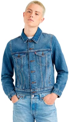 Chaqueta de mezclilla para mujer Levi's en azul claro