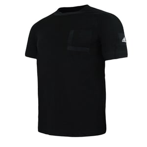 Camiseta negra para hombre adidas ícono