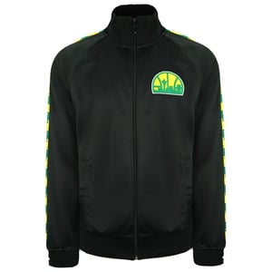 Mitchell & Ness Seattle Supersonics Mens Black Track Chaqueta