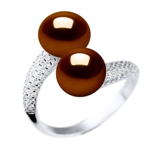 Llamarte a ti y a mí 2 cuentas de agua 9-10 mm joyas de oro amarillo dulce 925