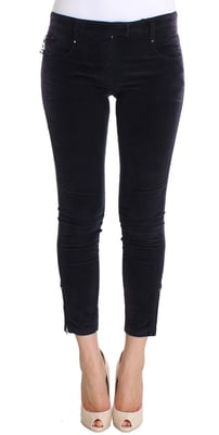 Jeans de Pana Cortos Morados de Costume National para Mujer