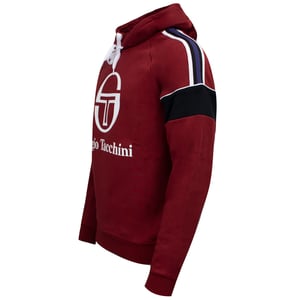 Sergio Tacchini Mens Dealtry Holdie Graphic Logo Jumper Burgundy 38364 650