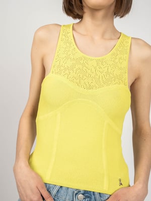 Patrizia Pepe Top de mujer amarillo