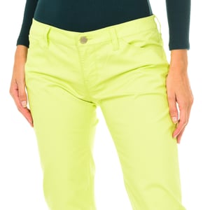 Pantalones largos de tejido elástico 3Y5J06-5NXYZ mujer