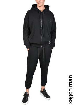Xagon Man Sudadera Polar Hombre Negro