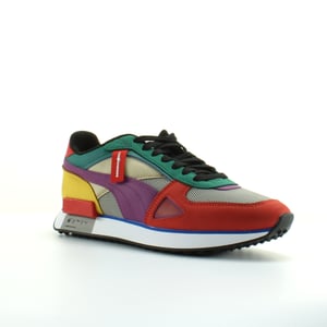 Puma Future Rider HF Los cientos de entrenadores de encaje textiles unisex 373726 01