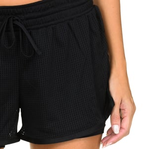 Short Deportivo 2 en 1 ajuste mediante cordón D07MP mujer