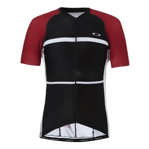 Camiseta de ciclismo rojo de manga corta de Oakley Camiseta