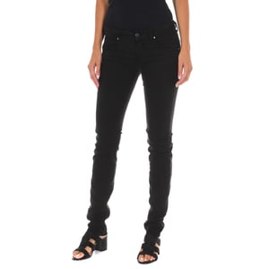 Pantalon Tejano Largo con bajos con corte estrecho 10DBF0475-B088 mujer